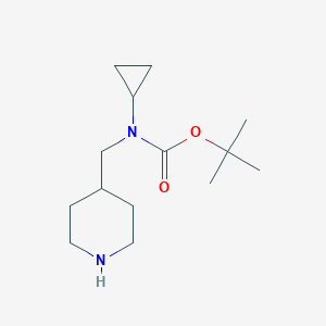 tert-butylN-cyclopropyl-N-[(piperidin-4-yl)methyl]carbamateͼƬ