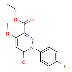 ethyl1-(4-fluorophenyl)-4-methoxy-6-oxo-1,6-dihydropyridazine-3-carboxylateͼƬ