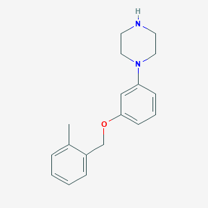 1-{3-[(2-Methylphenyl)methoxy]phenyl}piperazineͼƬ