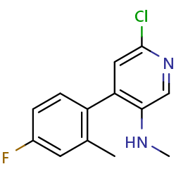 6-chloro-4-(4-fluoro-2-methylphenyl)-N-methylpyridin-3-amineͼƬ