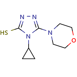4-cyclopropyl-5-(morpholin-4-yl)-4H-1,2,4-triazole-3-thiolͼƬ