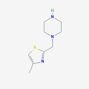 1-[(4-methyl-1,3-thiazol-2-yl)methyl]piperazineͼƬ