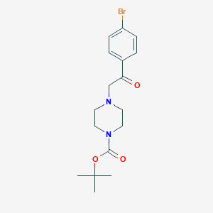 1-BOC-4-(2-(4-bromophenyl)-2-oxoethyl)piperazineͼƬ