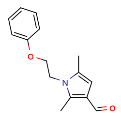2,5-dimethyl-1-(2-phenoxyethyl)-1H-pyrrole-3-carbaldehydeͼƬ