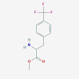 2-Amino-3-(4-trifluoromethyl-phenyl)-propionic acid methyl esterͼƬ