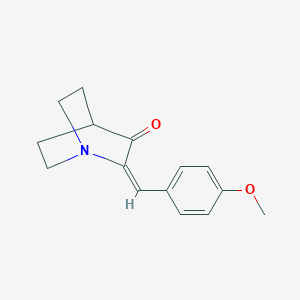 (2E)-2-[(4-Methoxyphenyl)methylidene]-1-azabicyclo[2,2,2]octan-3-oneͼƬ