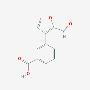 3-(2-formylfuran-3-yl)benzoic acidͼƬ