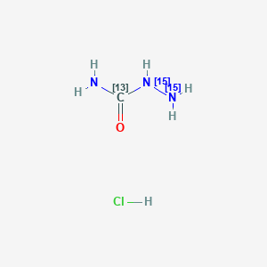 Semicarbazide-13C,15N2 HydrochlorideͼƬ