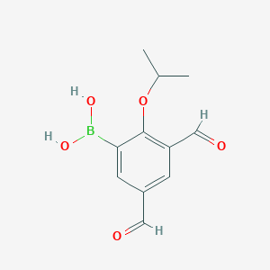(3,5-Diformyl-2-isopropoxyphenyl)boronic acidͼƬ