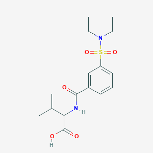 2-{[3-(diethylsulfamoyl)phenyl]formamido}-3-methylbutanoic acidͼƬ