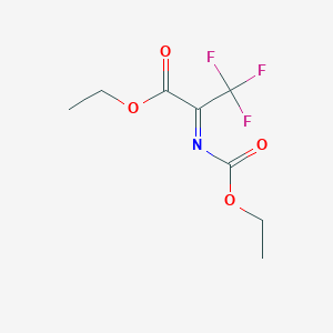 Ethyl 2-[ethoxycarbonylimino]-3,3,3-trifluoro-propionateͼƬ