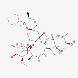 25-Cyclohexyl-4'-O-de(2,6-dideoxy-3-O-methyl--L-arabino-hexopyranosyl)-5-O-demethyl-25-de(1-methylpropyl)-Avermectin A1aͼƬ