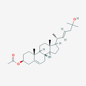 22-Dehydro 25-Hydroxy Cholesterol 3-AcetateͼƬ