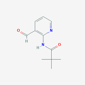 N-(3-甲酰基-2-吡啶基)-2,2-二甲基丙酰胺图片