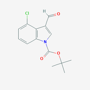 tert-Butyl 4-Chloro-3-formyl-1H-indole-1-carboxylateͼƬ