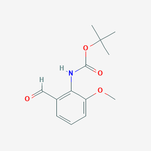 tert-Butyl 2-Formyl-6-methoxyphenylcarbamateͼƬ