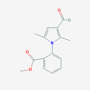 methyl 2-(3-formyl-2,5-dimethyl-1H-pyrrol-1-yl)benzoateͼƬ