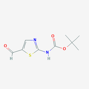 tert-Butyl N-(5-Formyl-1,3-thiazol-2-yl)carbamateͼƬ