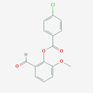 2-formyl-6-methoxyphenyl 4-chlorobenzoateͼƬ
