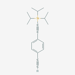 ((4-Ethynylphenyl)ethynyl)triisopropylsilaneͼƬ