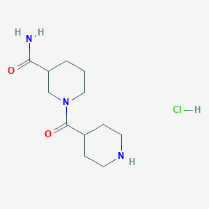1-(Piperidine-4-carbonyl)piperidine-3-carboxamide HydrochlorideͼƬ