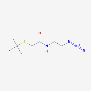 N-(2-azidoethyl)-2-(tert-butylsulfanyl)acetamideͼƬ