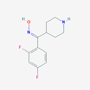 (E)-4-(2,4-Difluorobenzoyl)piperidine OximeͼƬ