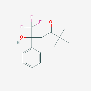6,6,6-trifluoro-5-hydroxy-2,2-dimethyl-5-phenylhexan-3-oneͼƬ