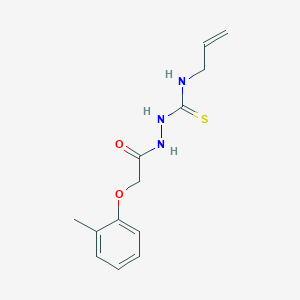 N-allyl-2-[(2-methylphenoxy)acetyl]hydrazinecarbothioamideͼƬ