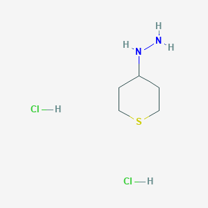 1-(四氢-2H-噻喃-4-基)肼二盐酸盐图片