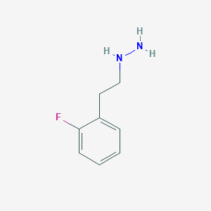 [2-(2-Fluorophenyl)ethyl]-hydrazine图片