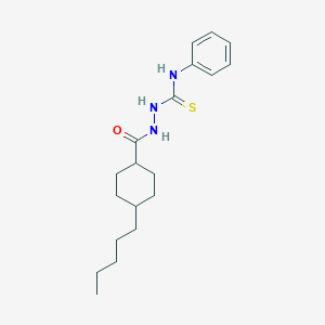 2-[(4-Pentylcyclohexyl)carbonyl]-N-phenyl-1-hydrazinecarbothioamideͼƬ