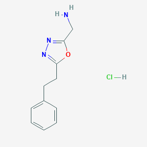 [5-(2-phenylethyl)-1,3,4-oxadiazol-2-yl]methanamine hydrochlorideͼƬ