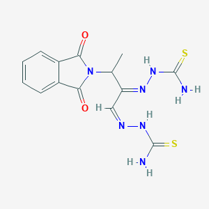 Hydrazinecarbothioamide,2,2'-(1-(1-(1,3-dihydro-1,3-dioxo-2H-isoindol-2-yl)ethyl)-1,2-ethanediylidene)bis-ͼƬ