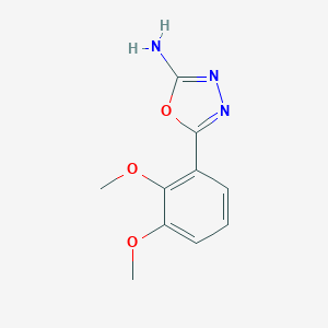 5-(2,3-Dimethoxyphenyl)-1,3,4-oxadiazol-2-amine图片