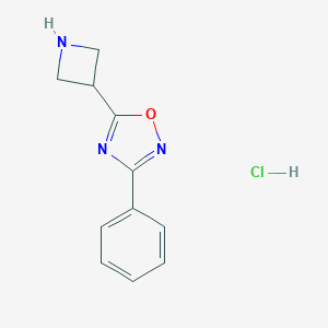 5-azetidin-3-yl-3-phenyl-1,2,4-oxadiazole hydrochlorideͼƬ