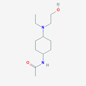 N-{4-[Ethyl-(2-hydroxy-ethyl)-amino]-cyclohexyl}-acetamideͼƬ