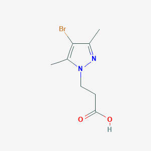 3-(4-Bromo-3,5-dimethyl-pyrazol-1-yl)-propionic acidͼƬ