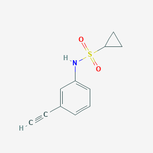 Cyclopropanesulfonic acid(3-ethynylphenyl)-amideͼƬ