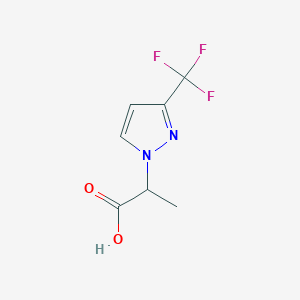 2-(3-Trifluoromethyl-pyrazol-1-yl)-propionic acidͼƬ