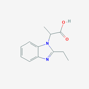 2-(2-Ethyl-benzoimidazol-1-yl)-propionic acidͼƬ