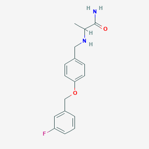 (R)-2-[[4-[(3-Fluorobenzyl)oxy]benzyl]amino]propanamideͼƬ