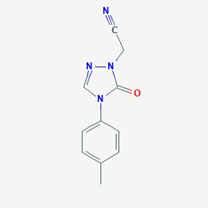 2-[4-(4-Methylphenyl)-5-oxo-4,5-dihydro-1H-1,2,4-triazol-1-yl]acetonitrileͼƬ