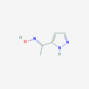 N-[1-(1H-Pyrazol-5-yl)ethylidene]hydroxylamineͼƬ