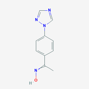 N-{1-[4-(1H-1,2,4-triazol-1-yl)phenyl]ethylidene}hydroxylamineͼƬ