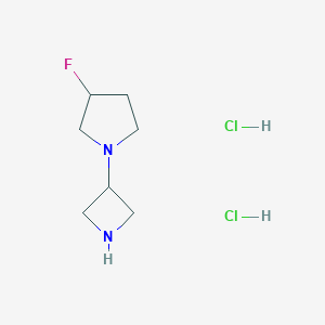 1-(azetidin-3-yl)-3-fluoropyrrolidine dihydrochlorideͼƬ