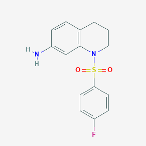 1-[(4-Fluorophenyl)sulfonyl]-1,2,3,4-tetrahydroquinolin-7-amineͼƬ