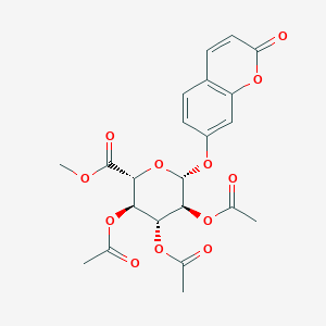 7-Hydroxy Coumarin 2,3,4-Tri-O-acetyl--D-glucuronide Methyl EsterͼƬ