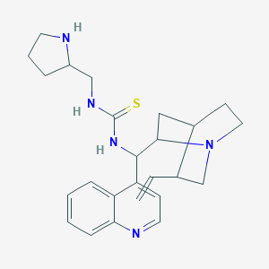 N-(9R)-奎宁-9-基-N'-[(2S)-2-吡咯烷基甲基]硫脲图片