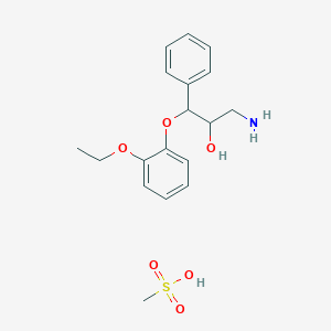 (2RS,3RS)-1-Amino-3-(2-ethoxyphenoxy)-2-hydroxy-3-phenylpropane Methanesulfonate SaltͼƬ